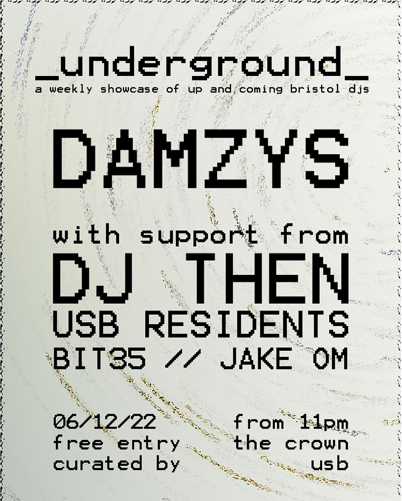 Underground: Damzys at The Crown