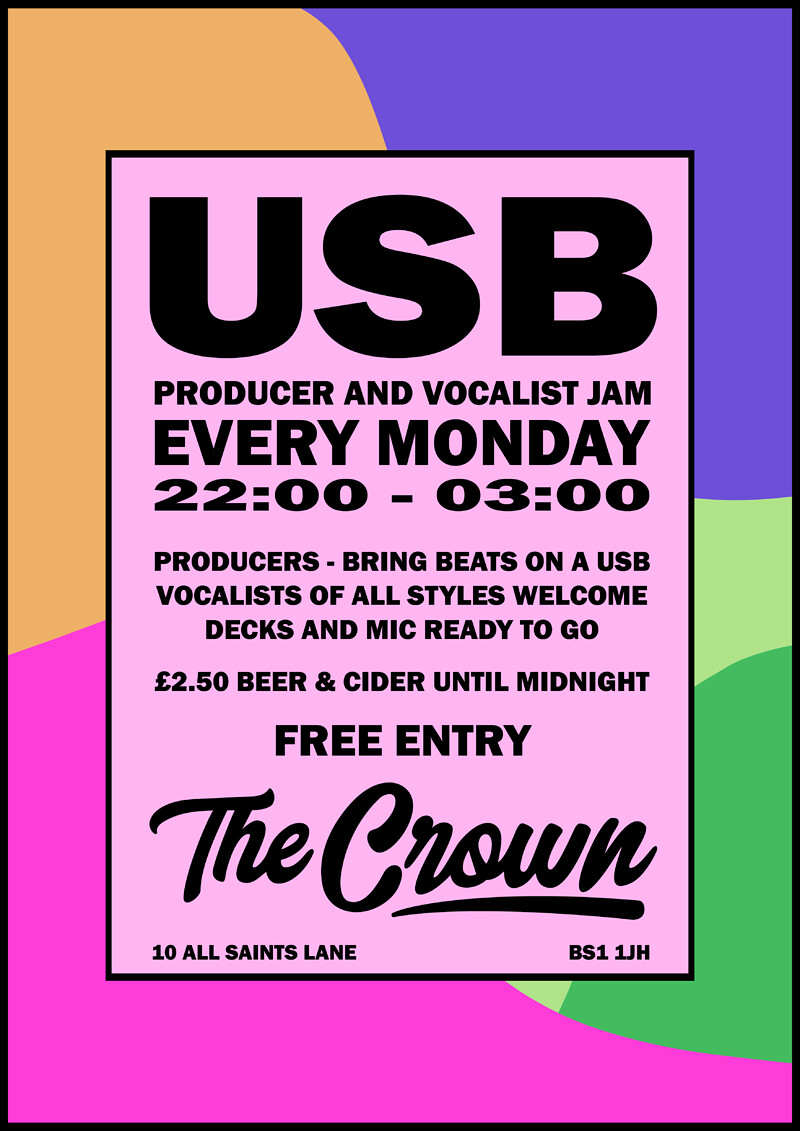 USB - Open Decks and Mic at The Crown