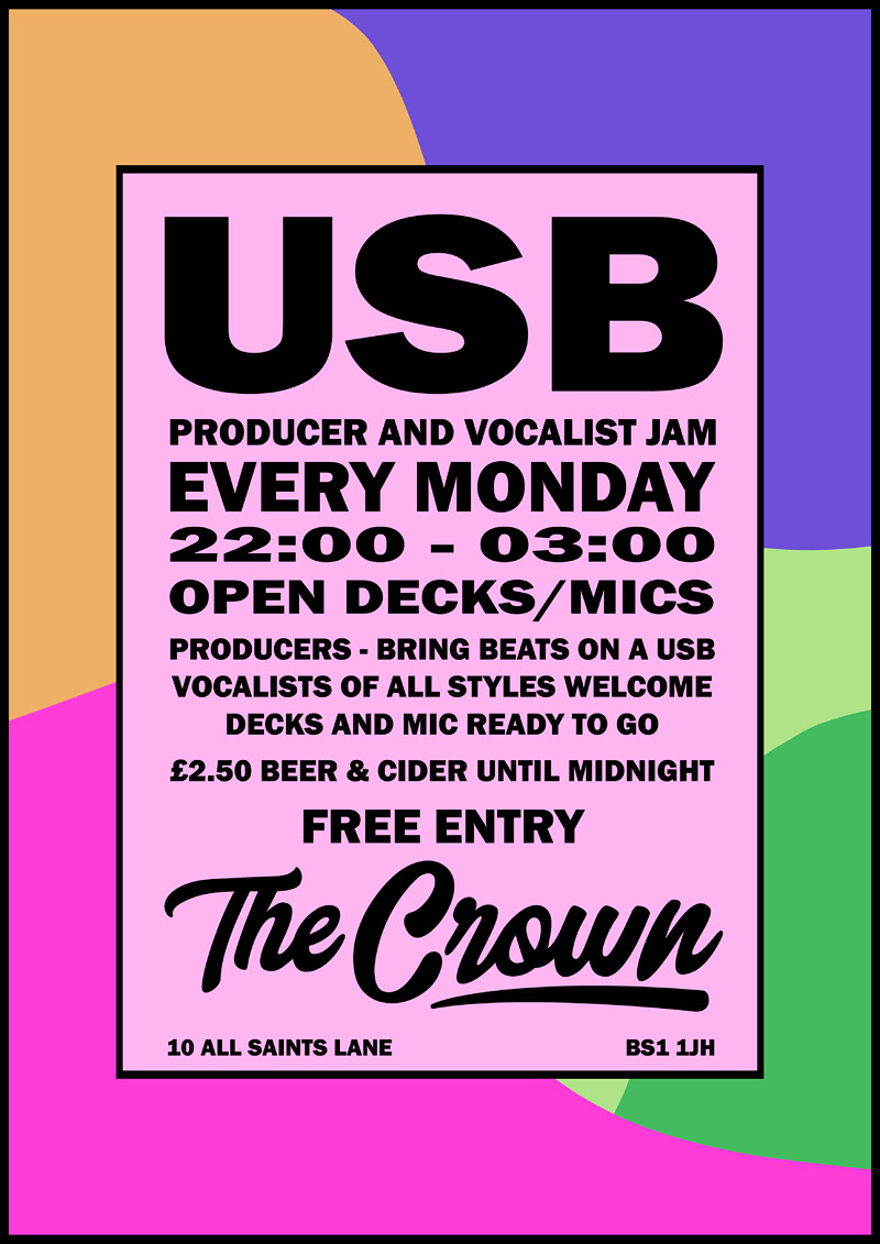 USB - Open Decks and Mics at The Crown