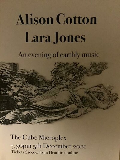 Alison Cotton & Lara Jones at The Cube in Bristol