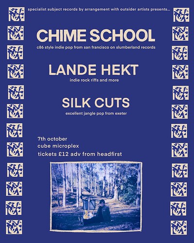 Chime School Lande Hekt and Silk Cuts at The Cube