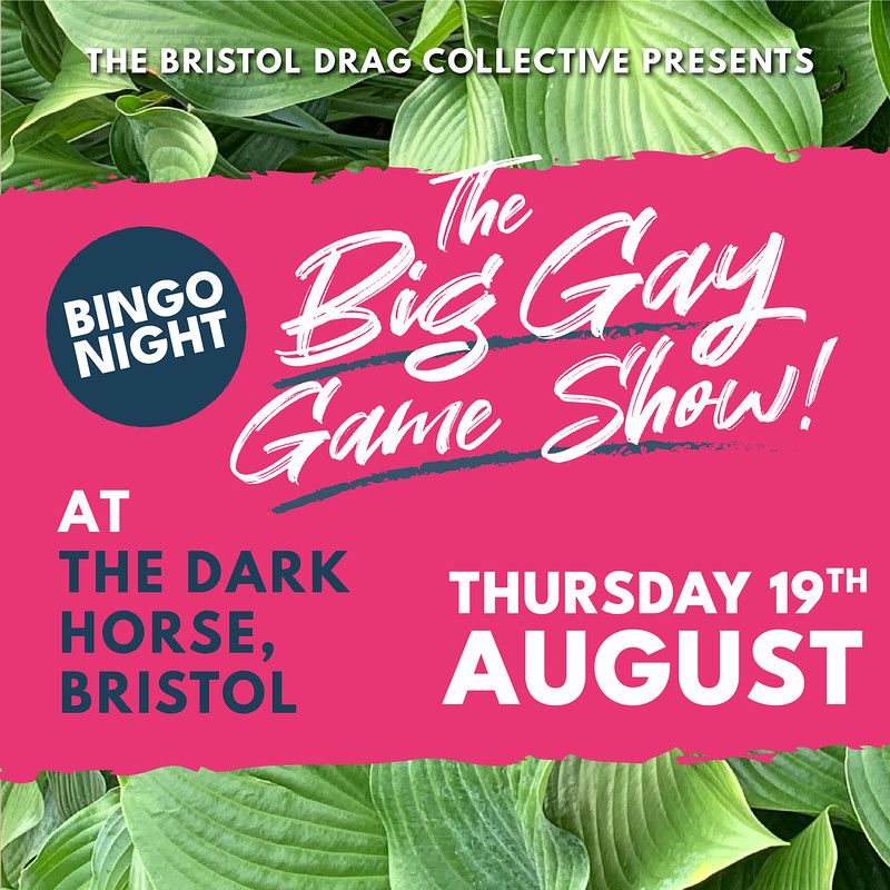 NEW DATE: The Big Gay Game Show: Bingo Night at The Dark Horse Bristol