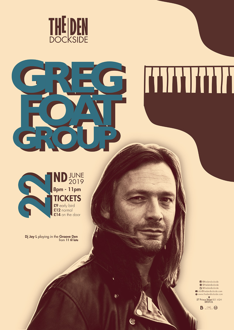 Greg Foat Group at The Den, Dockside