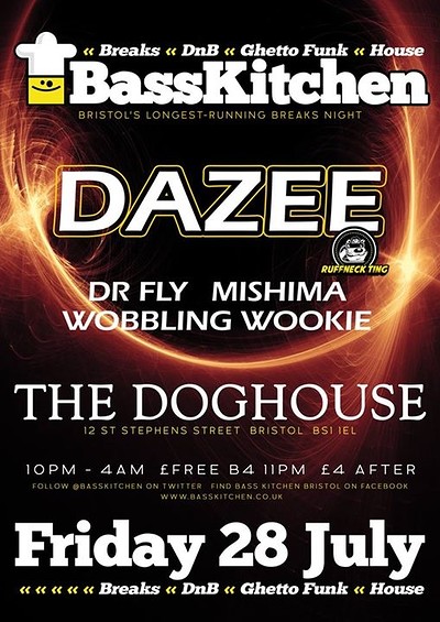 Bass Kitchen present Dazee at The Doghouse