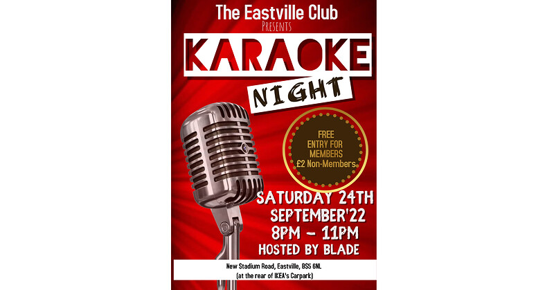 Karaoke Night at The Eastville Club