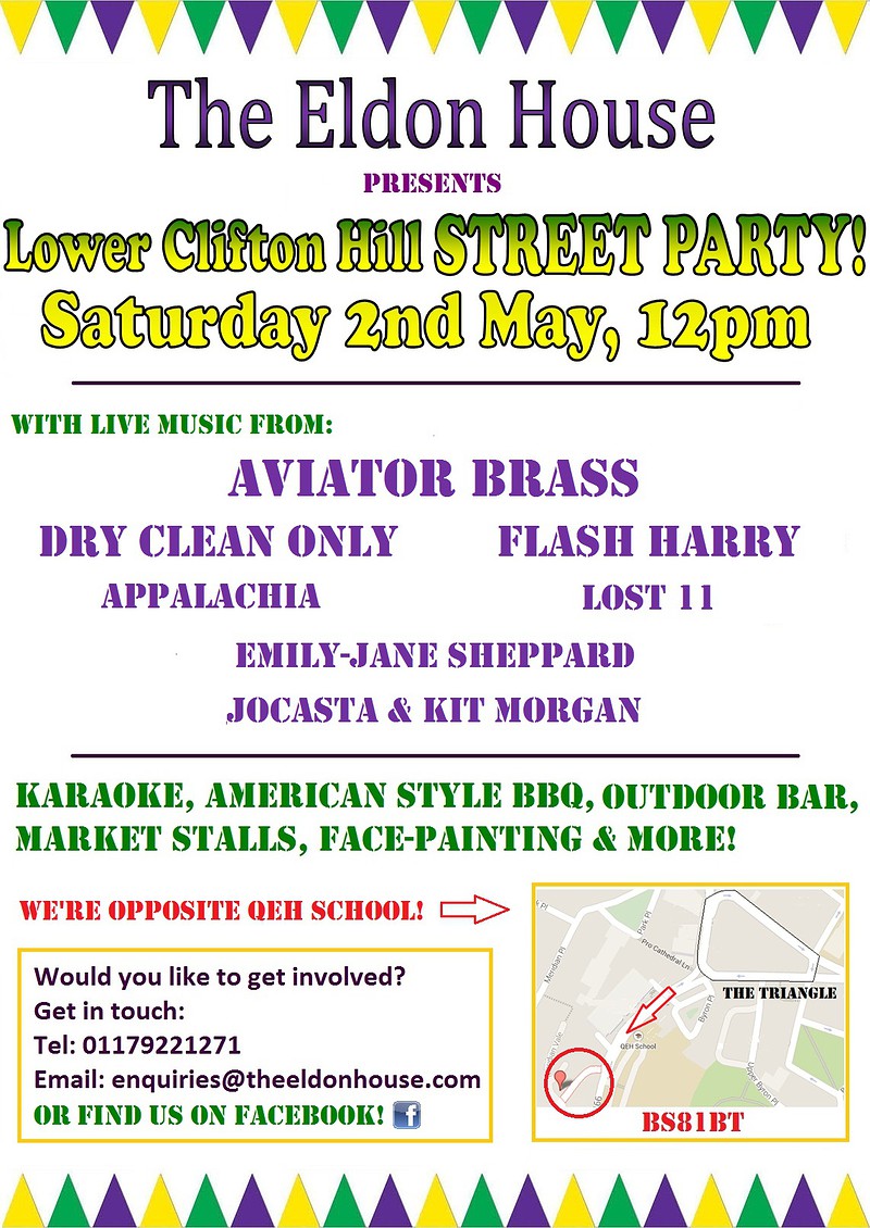 Lower Clifton Hill Streetparty at The Eldon House Bs81bt