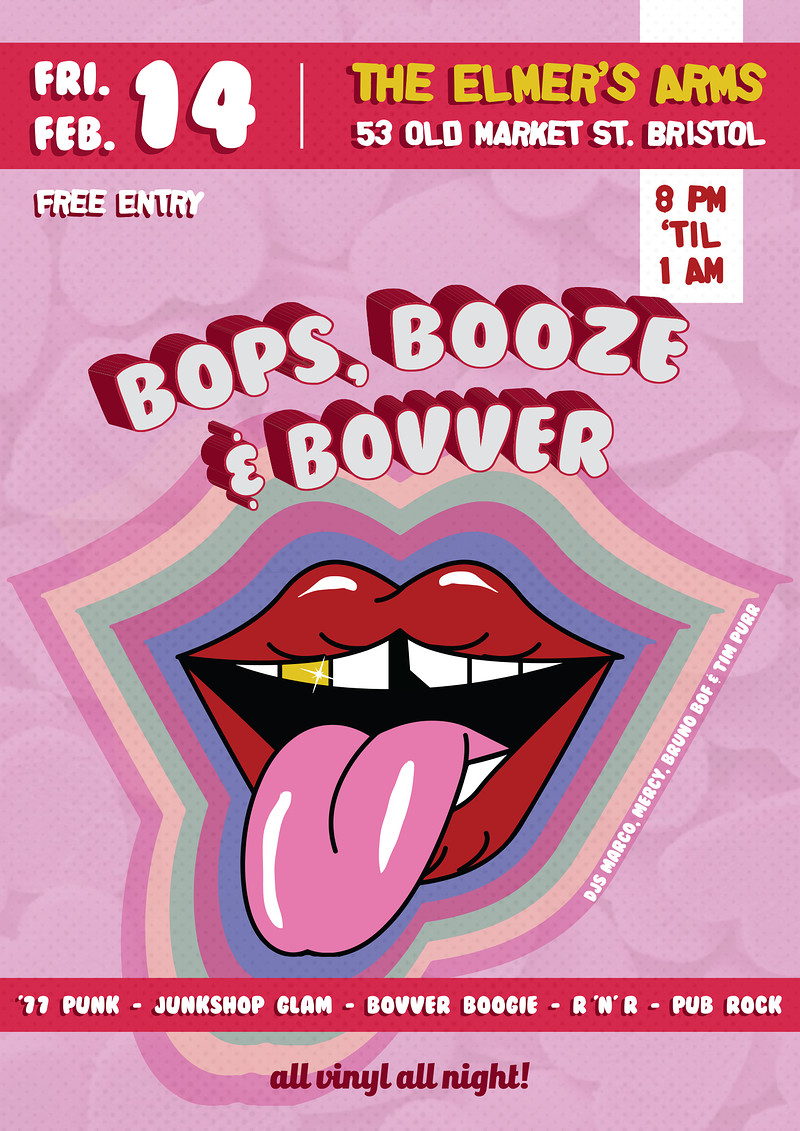 Bops, Booze & Bovver at The Elmer's Arms