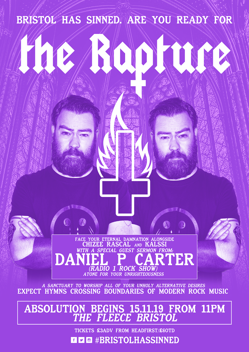 ✞ The Rapture - Bristol - Daniel P Carter DJ Set ✞ at The Fleece