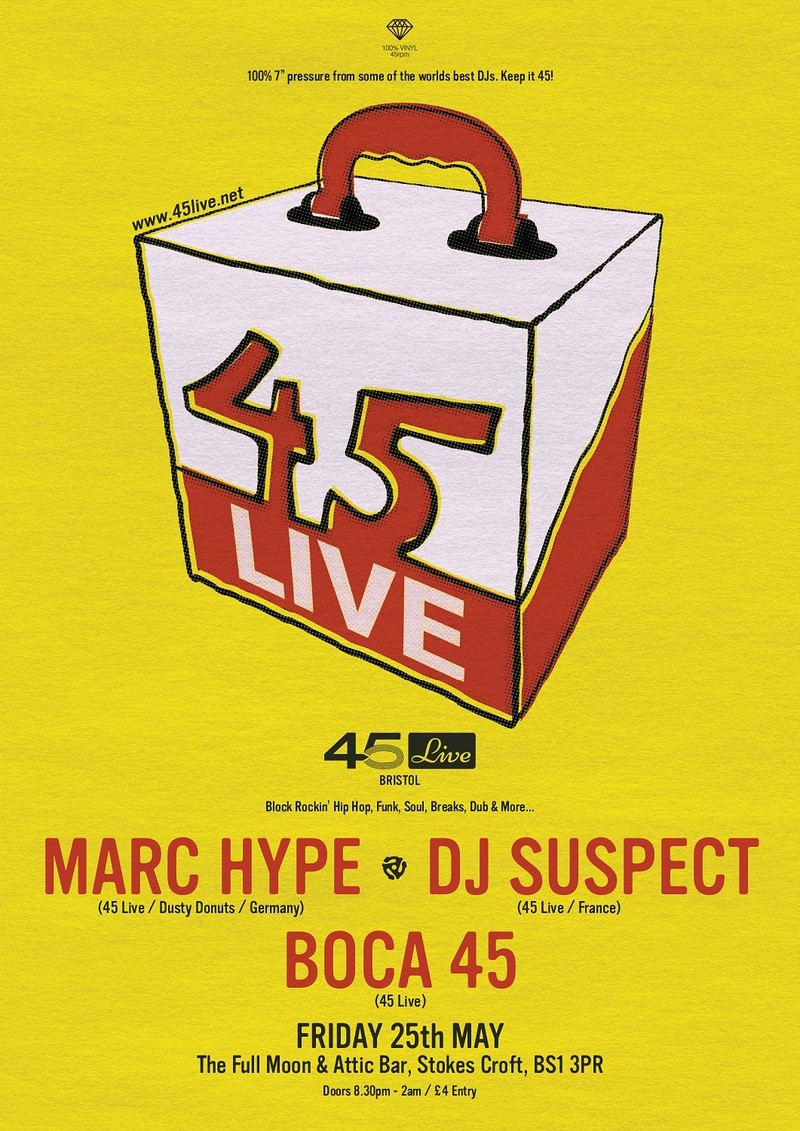 45 presents Mark Hype & DJ Suspect at The Attic Bar