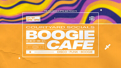 Boogie Cafe: Courtyard Socials at The Full Moon & Attic Bar