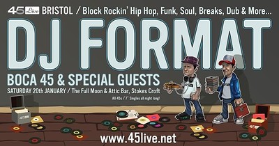 DJ Format & Boca 45 at The Attic Bar