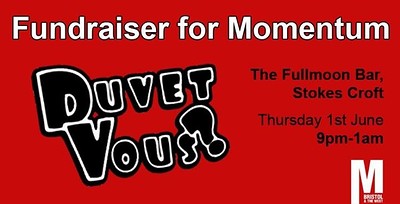 Duvet Vous? Momentum Bristol Fundraising at The Attic Bar