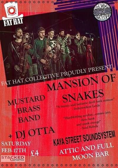 Fat Hat  Feat. Mansion of Snakes at The Attic Bar