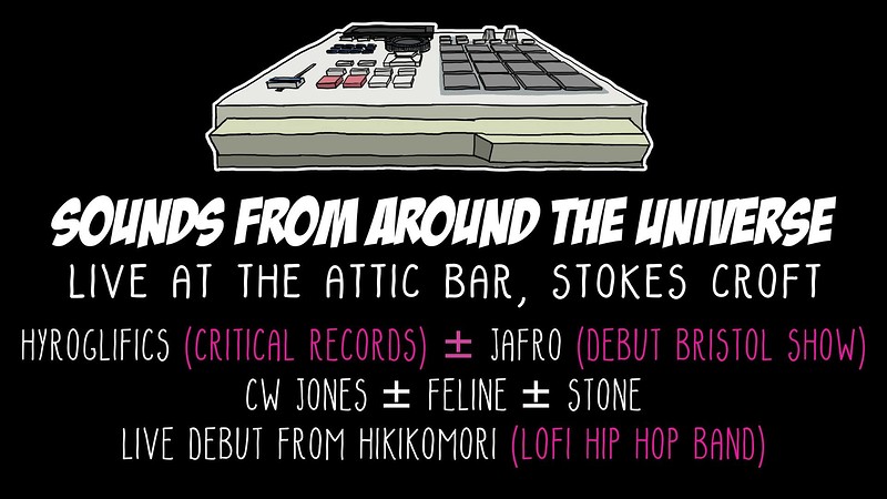 Hyroglifics, Jafro, CW Jones & Lofi Hip Hop Band at The Attic Bar