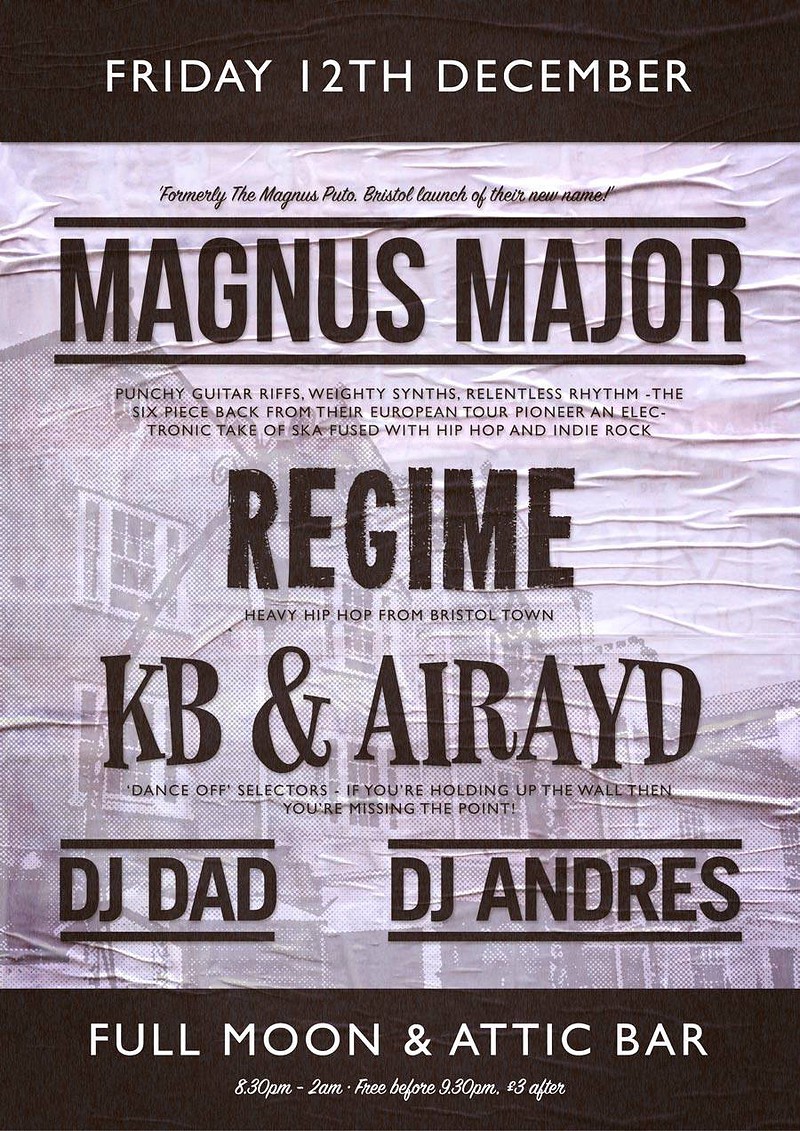 Magnus Major // Regime // Kb & at The Attic