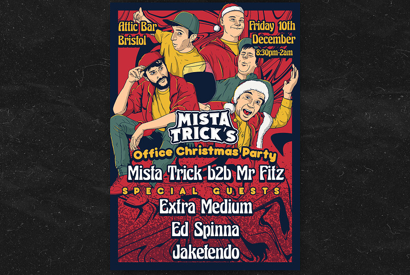 Mista Trick's Office Christmas Party at The Attic Bar