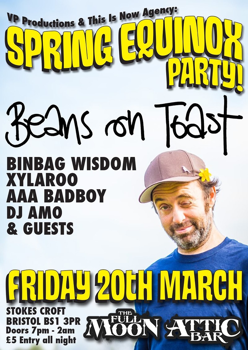 Spring Equinox Party feat. Beans On Toast at The Attic Bar