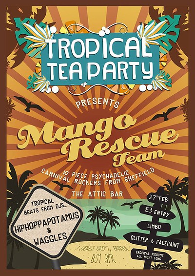 Tropical Tea Party Takeover at The Attic Bar