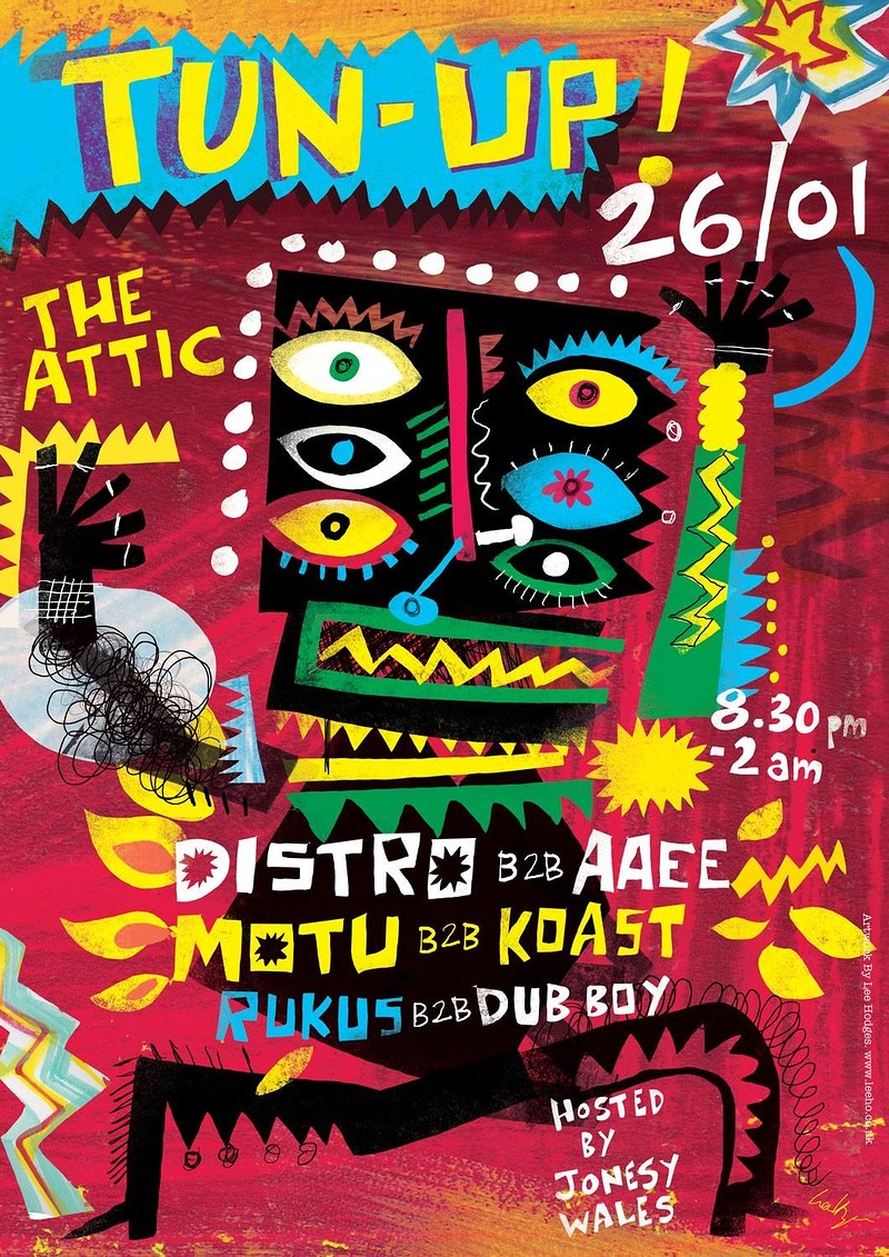 TUN UP Feat. Distro / AAEE / Motu / Koast at The Attic Bar