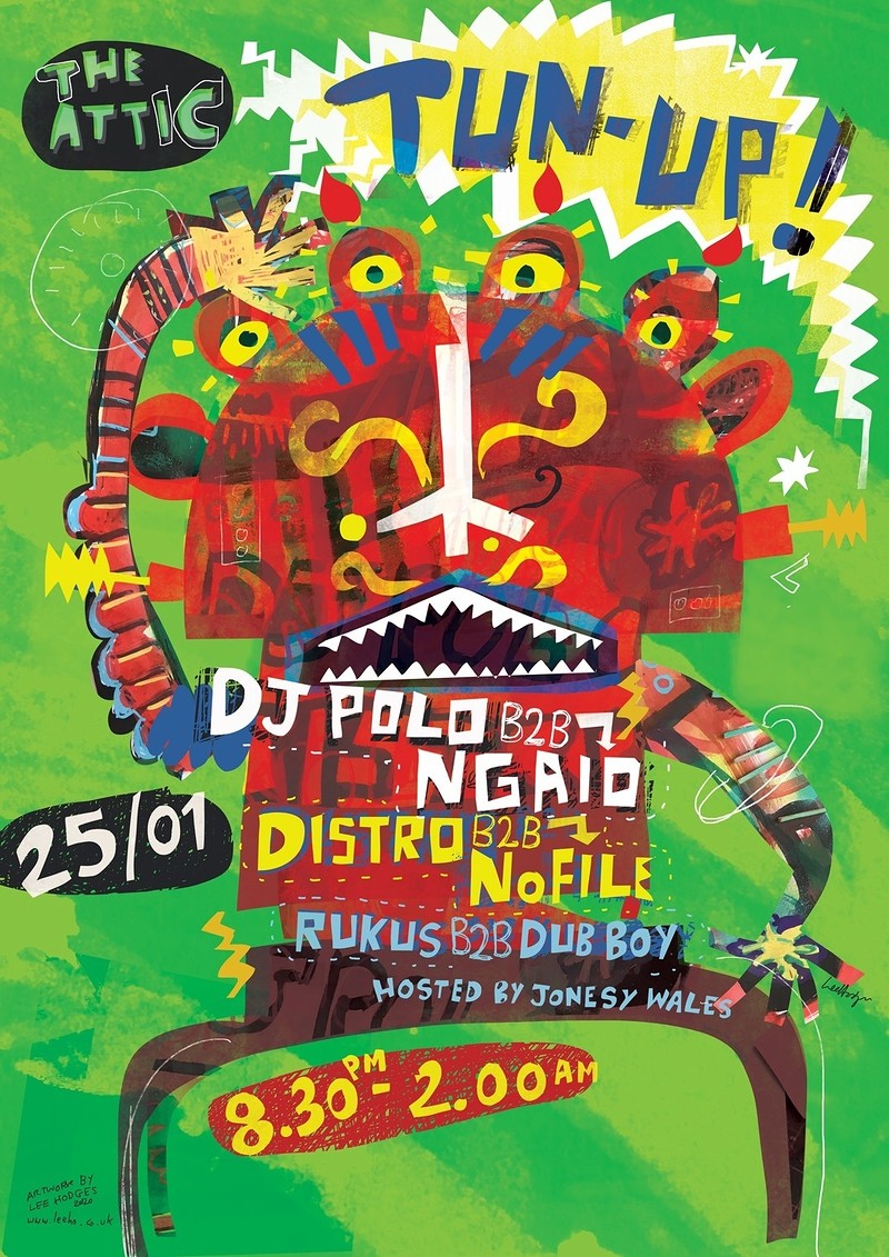 TUN UP Ft. DJ Polo, Ngaio, Distro & NoFile at The Attic Bar