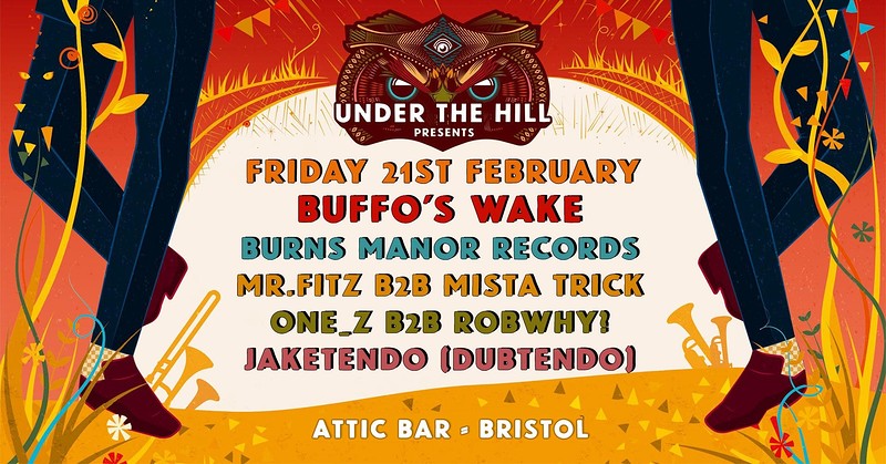 Under The Hill Presents Buffo's Wake at The Attic Bar