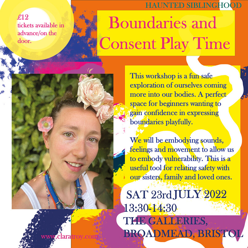 Boundaries and Consent Play Time workshop at The Galleries, Broadmead