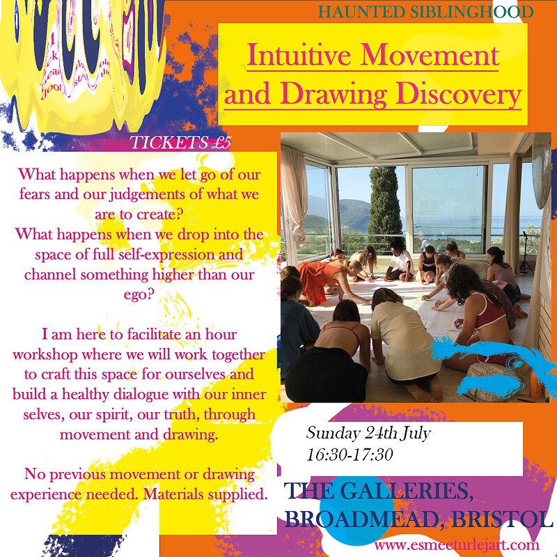 Intuitive Movement and Drawing Discovery at The Galleries, Broadmead