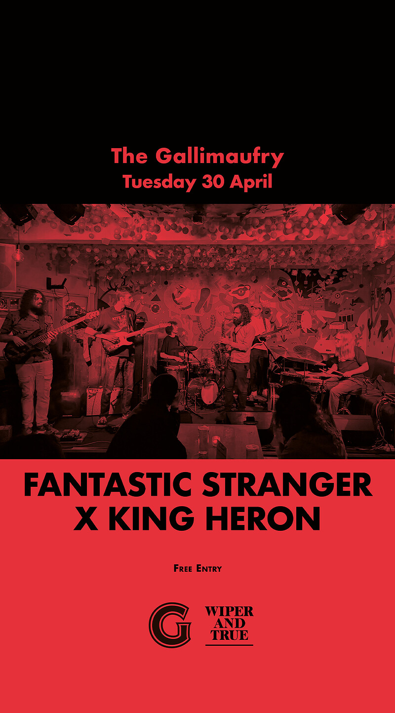 Fantastic Stranger x King Heron at The Gallimaufry