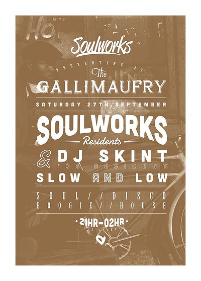 Soulworks Vs DJ Skint at The Gallimaufry