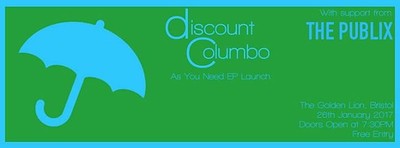 Discount Columbo "As You Need" EP Launch at The Golden Lion