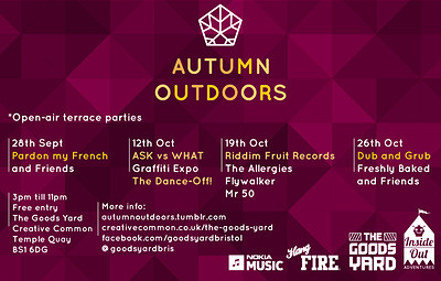 Autumn Outdoors at The Goods Yard, 3-11pm