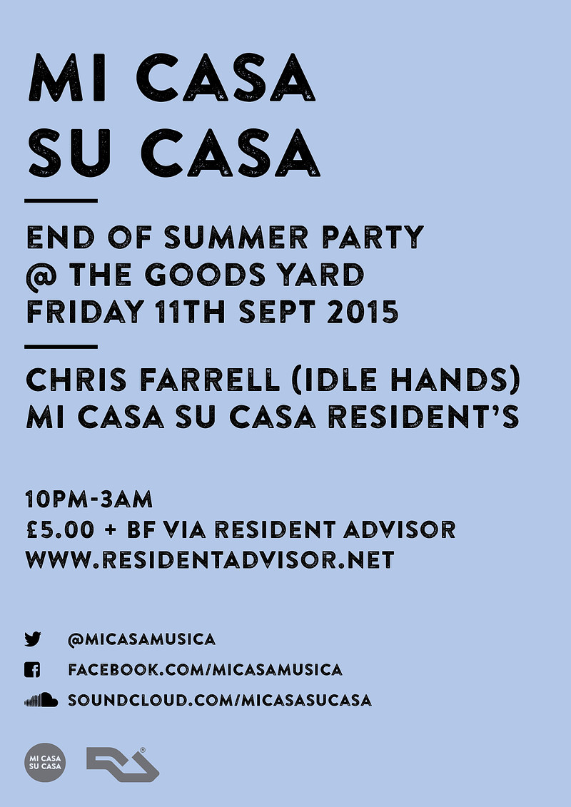 Mi Casa Su Casa Summer Party at The Goods Yard