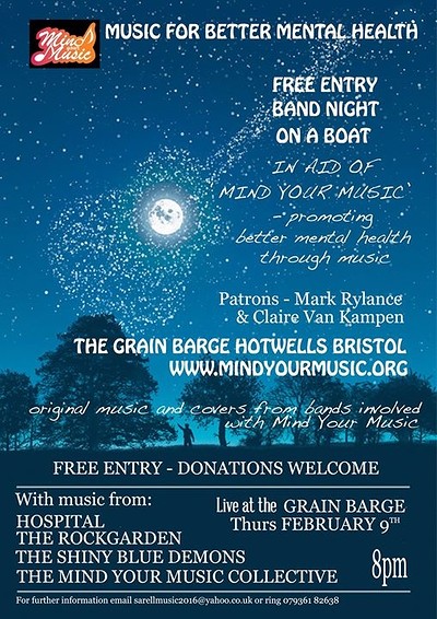 Music for better mental health at The Grain Barge