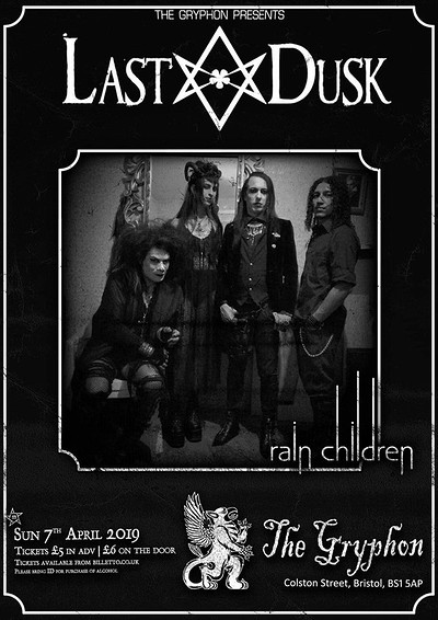 Last Dusk with support from Rain Children at The Gryphon