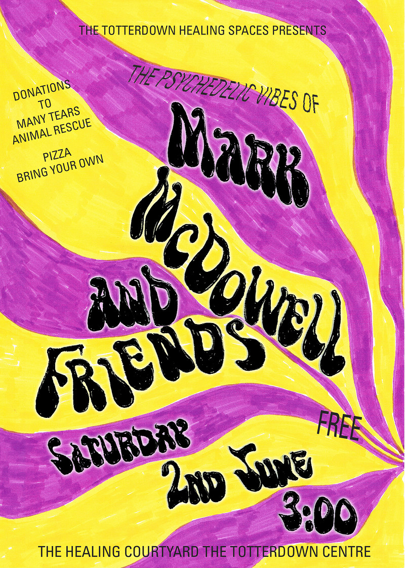 Mark McDowell and Friends at The Healing Courtyard The Totterdown Centre
