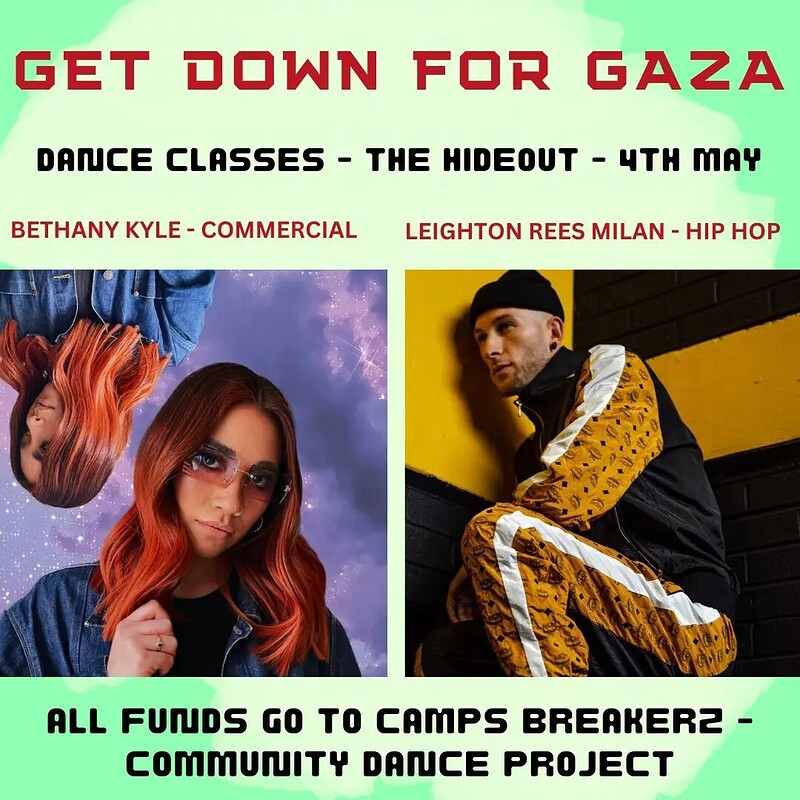 Dance for a Cause - Get Down for Gaza at The Hideout Bristol