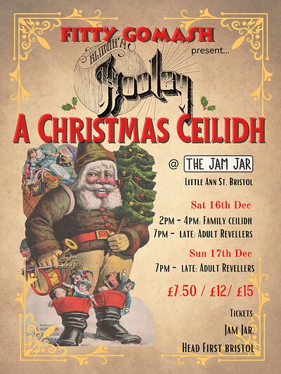 Blowin' a Hooley, a family Christmas Ceilidh at The Jam Jar