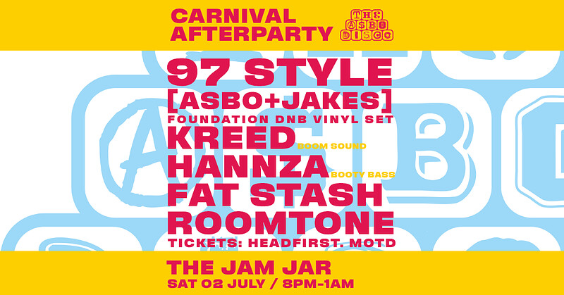 Carnival Afterparty at The Jam Jar
