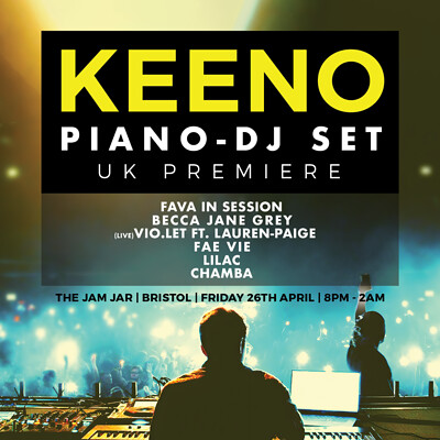 KEENO | PIANO-DJ SET | UK Premiere at The Jam Jar