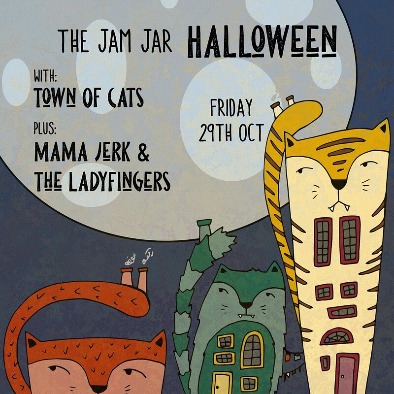The Jam Jar Halloween w/ Town of Cats + Mama Jerk at Jam Jar