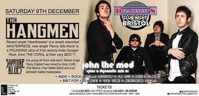 ✰ Department S Club Night ✰ The Hangmen ✰ at The Lanes