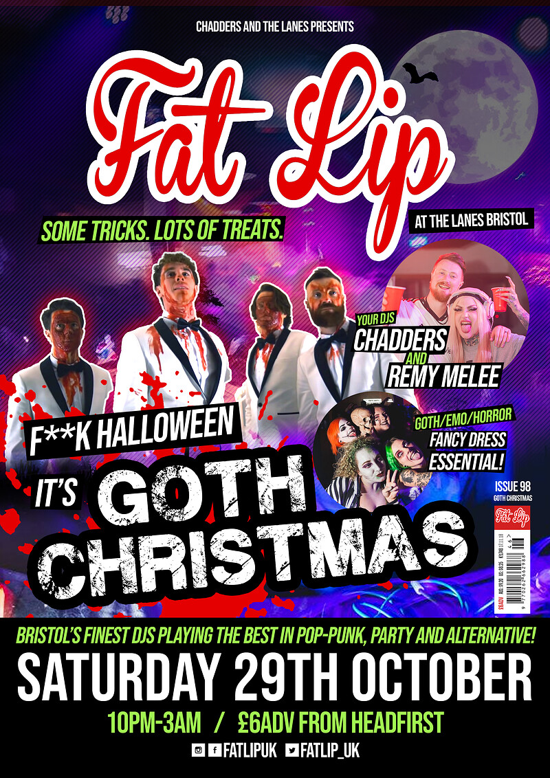 ★ FAT LIP ★ Goth Christmas at The Lanes