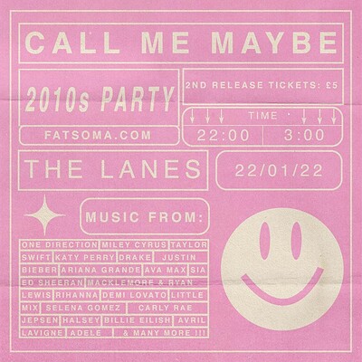 Call Me Maybe - 2010s Party at The Lanes in Bristol
