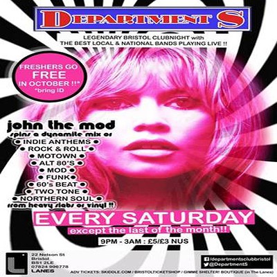 Department S Club Night at The Lanes Bristol