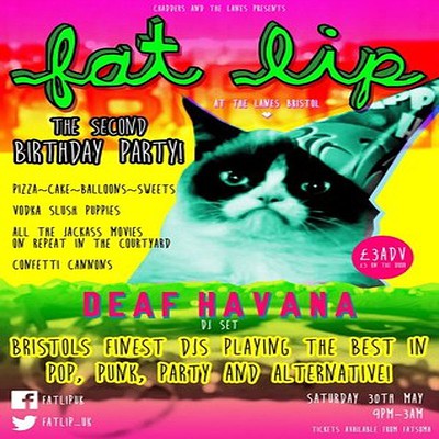 Fat Lip 2nd Birthday Party at The Lanes Bristol