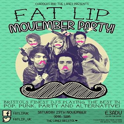 Fat Lip  Movember Party at The Lanes Bristol