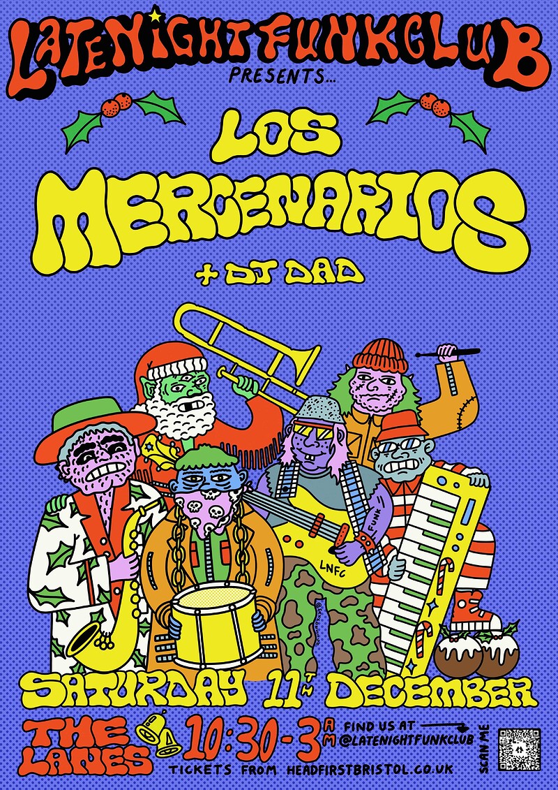 Late Night Funk Club: Los Mercenarios + DJ Dad at The Lanes