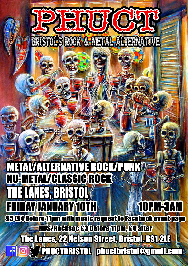 Phuct 2020 - Bristol's Rock & Metal Alternative at The Lanes