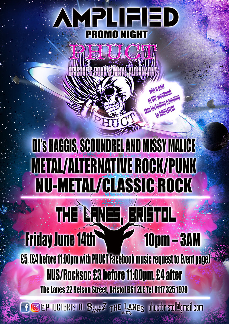 PHUCT - Bristol's Rock & Metal Alternative Amplifi at The Lanes