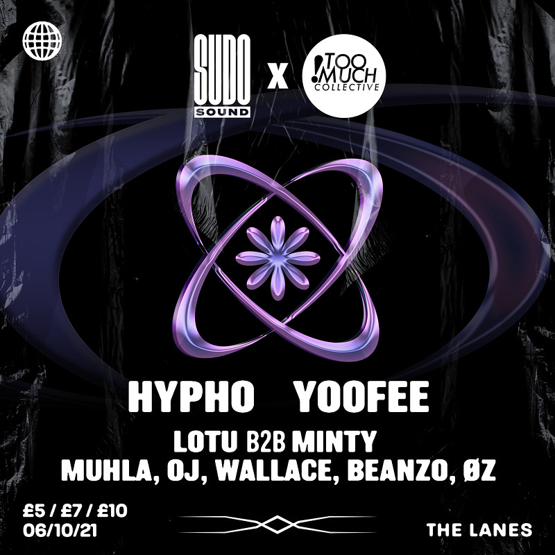 TMC X Sudo Sound: Hypho, Yoofee + Support at The Lanes